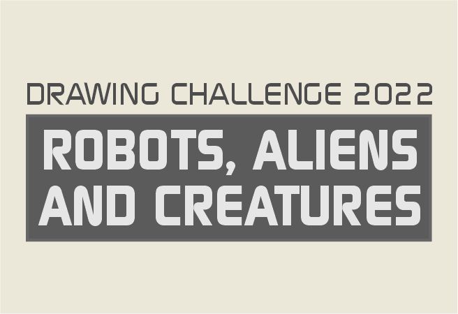 Robot and Alien Drawing Challenge 2022